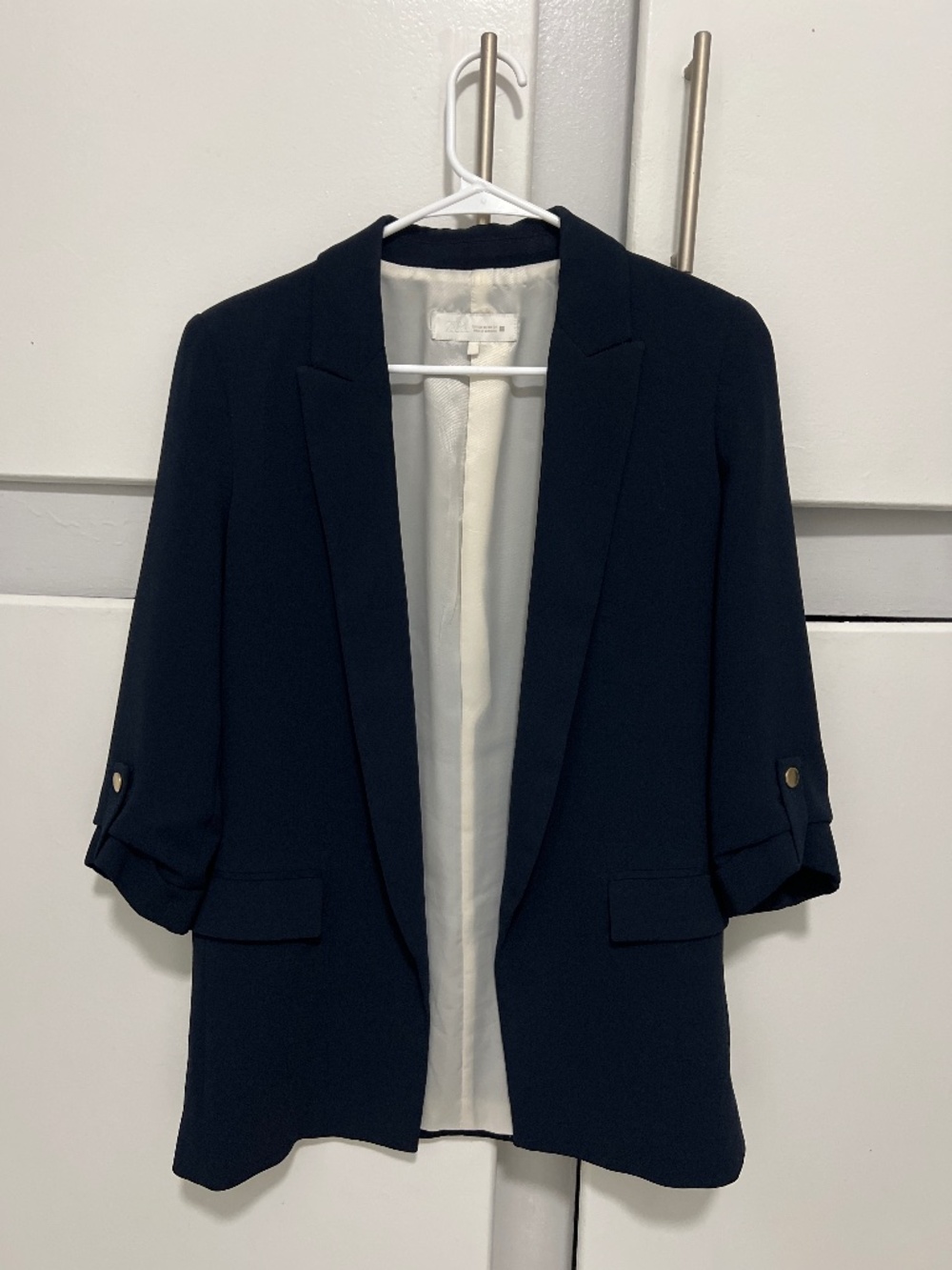 XS Navy Zara blazer $25